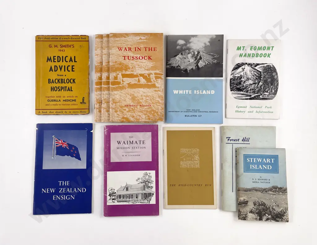Collection Of Assorted NZ Booklets Image 1++