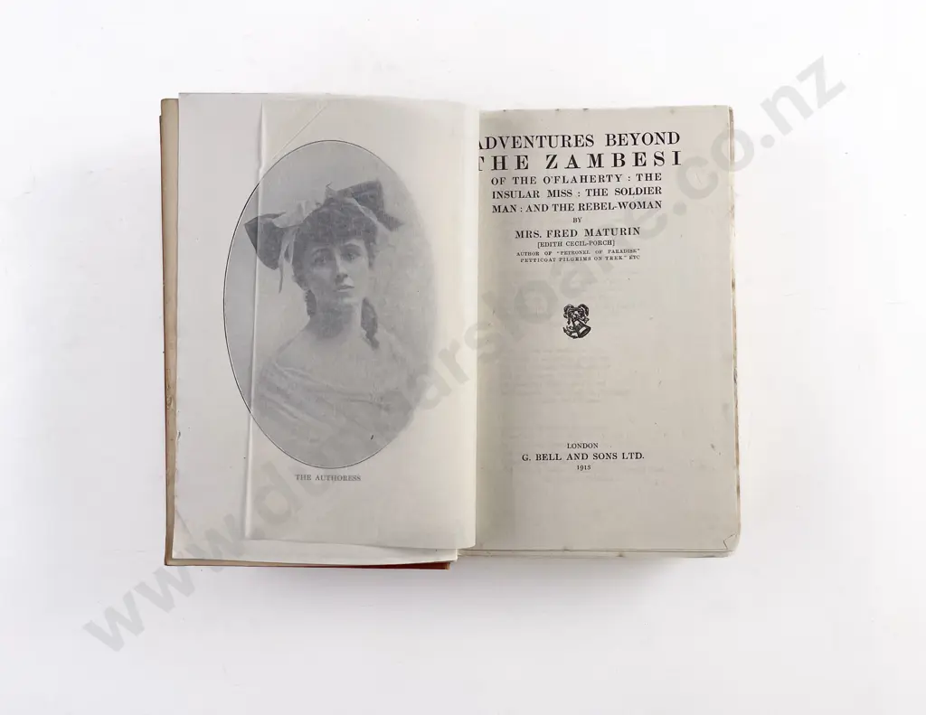 Maturin Mrs Fred - Adventures Beyond The Zambesi Image 1++