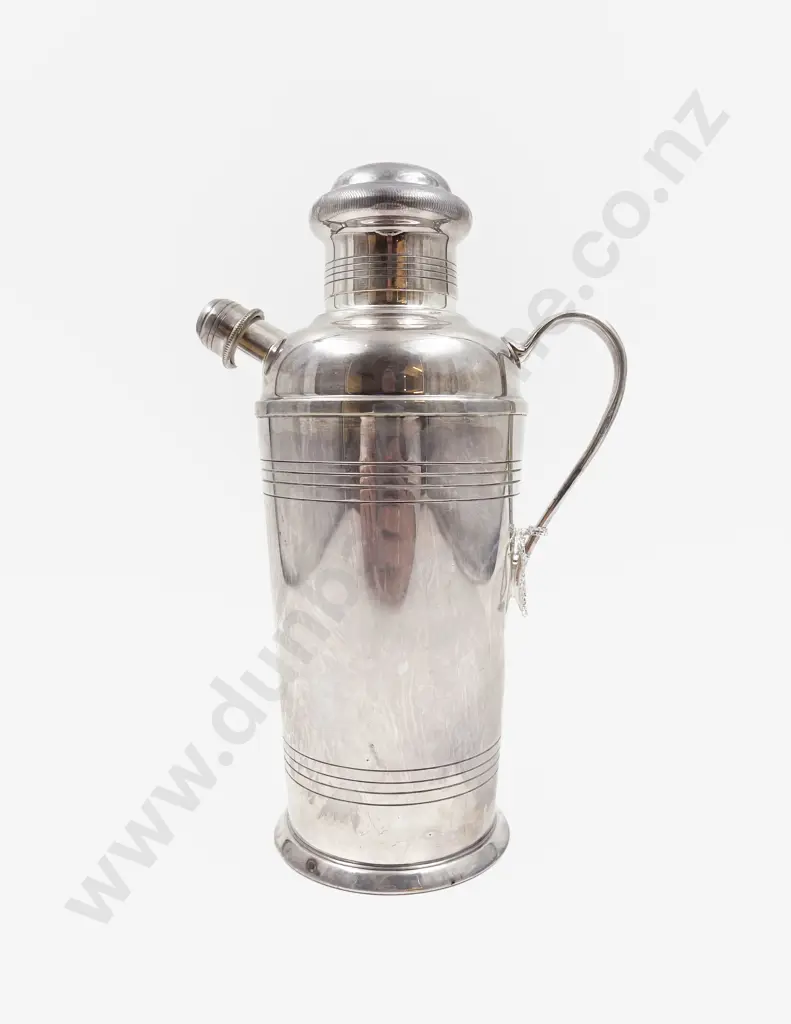 Art Deco Style S/P Cocktail Shaker Image 1++