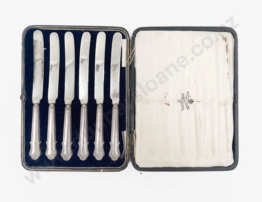 Cased Set of Six S/S Fruit Knives Image 1++