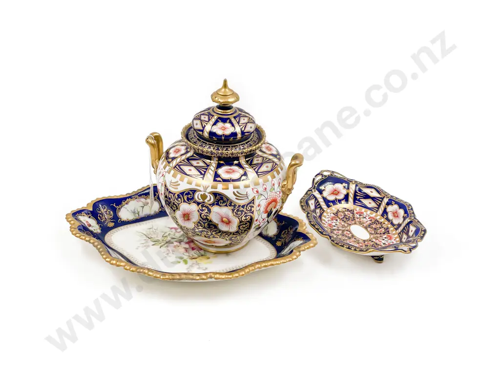 Two Pieces of  RCD Imari Pattern China & Royal Worcester Image 1++
