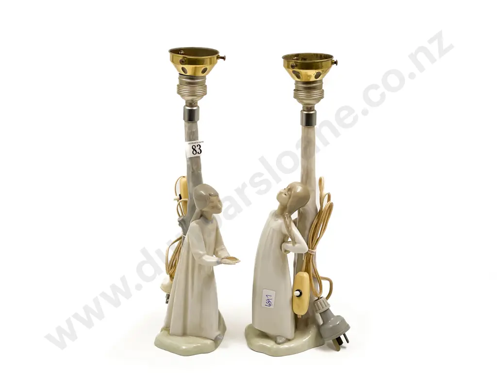 Two Nao Figural Table Lamps Image 1++