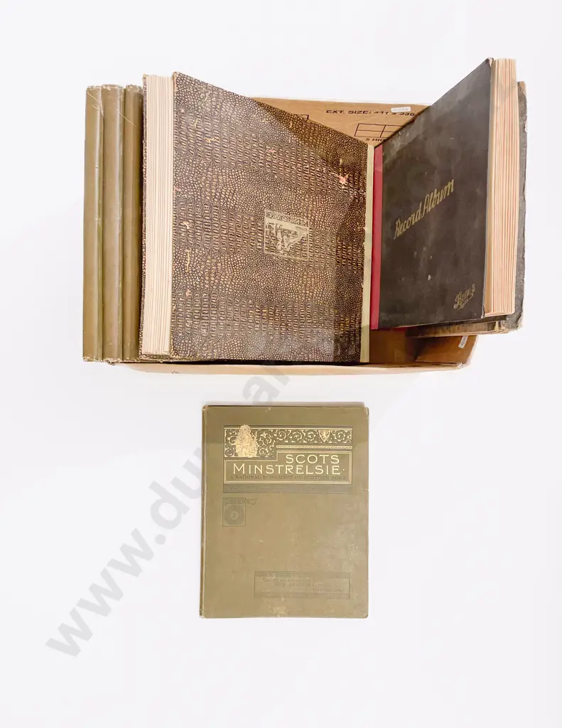 Quantity of Assorted Vintage Records together with Assorted Sheet Music Image 1++