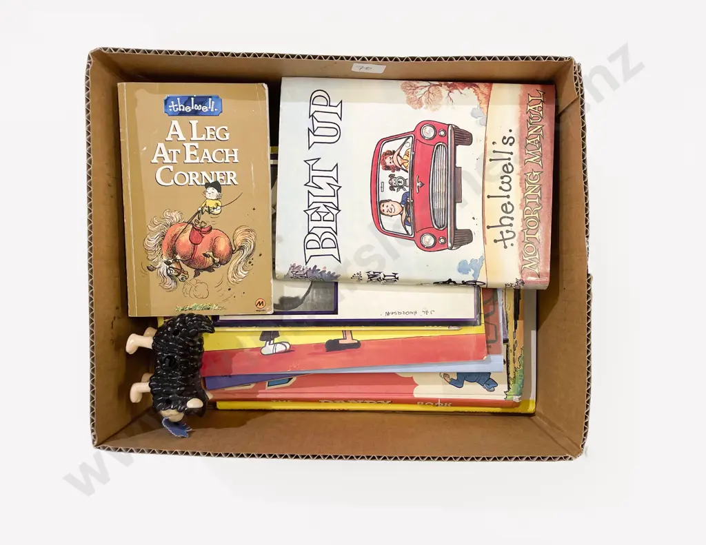 Box of Assorted Vintage Childrens Books etc Image 1++