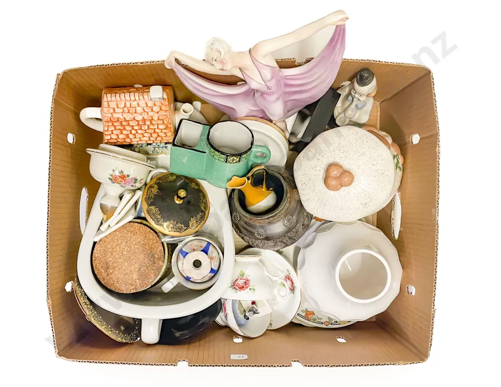 Box of Assorted China etc Image 1++