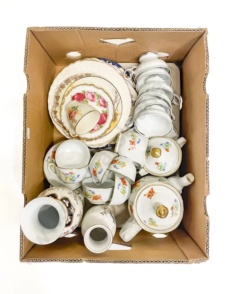 Two Boxes of Assorted Fancy China Image 1++