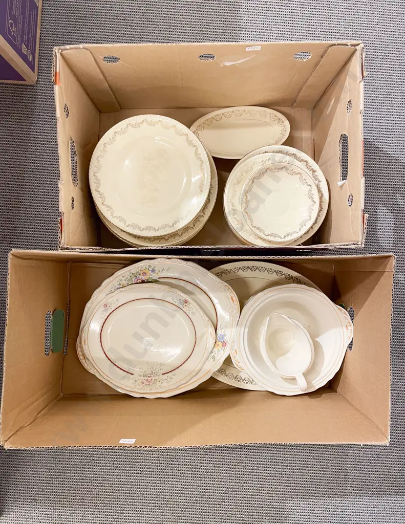 Two Boxes of Assorted Fancy China Image 1++