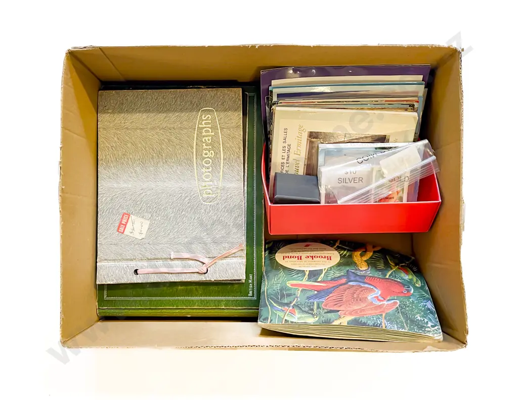 Quantity of Assorted Postcards & Cigarette Card Albums etc Image 1++