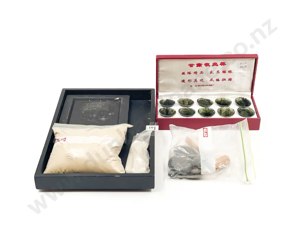 Two Japanese Sand Garden Sets together with Assorted Image 1++