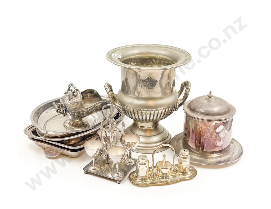 Quantity of Assorted S/P including Double Handled Champagne Bucket Image 1++