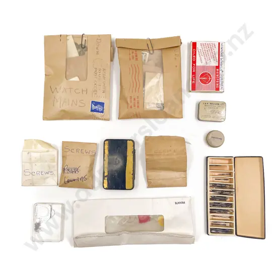 Vintage Watchmaker's Parts
