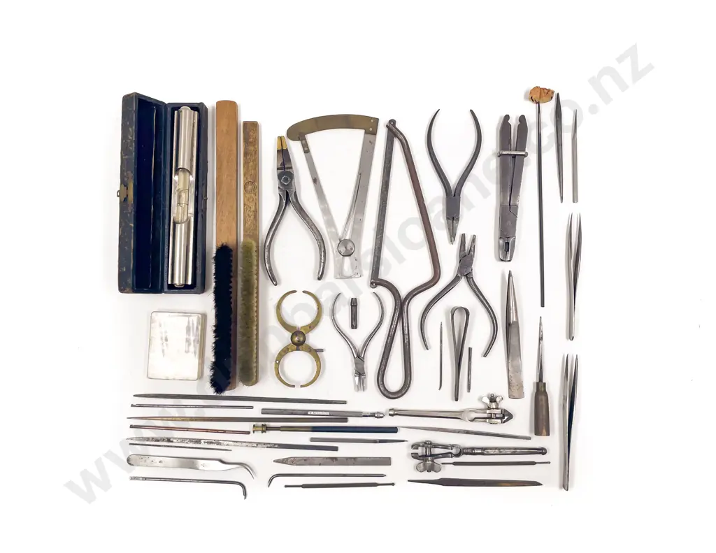 Vintage Jeweller's Watchmakers Tools Image 1++