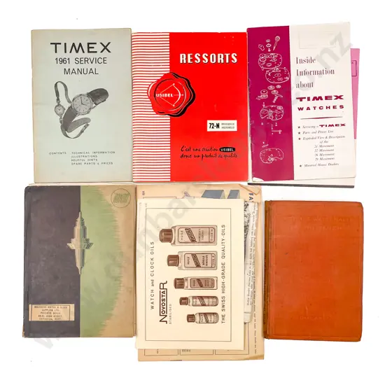 Watchmakers Catalogues & Horological Books