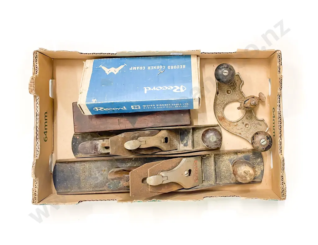Record Corner Clamp Three Planes & Sharpening Stone Image 1++
