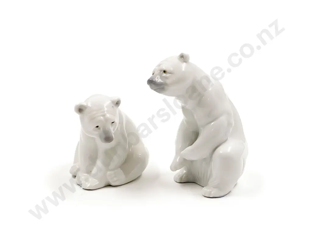 Two Lladro Polar Bears Image 1++