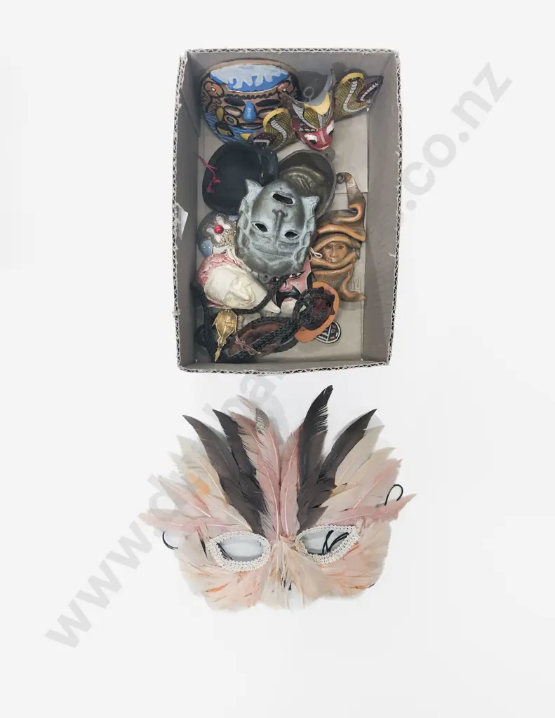 Quantity of Assorted Decorative Masks etc Image 1++