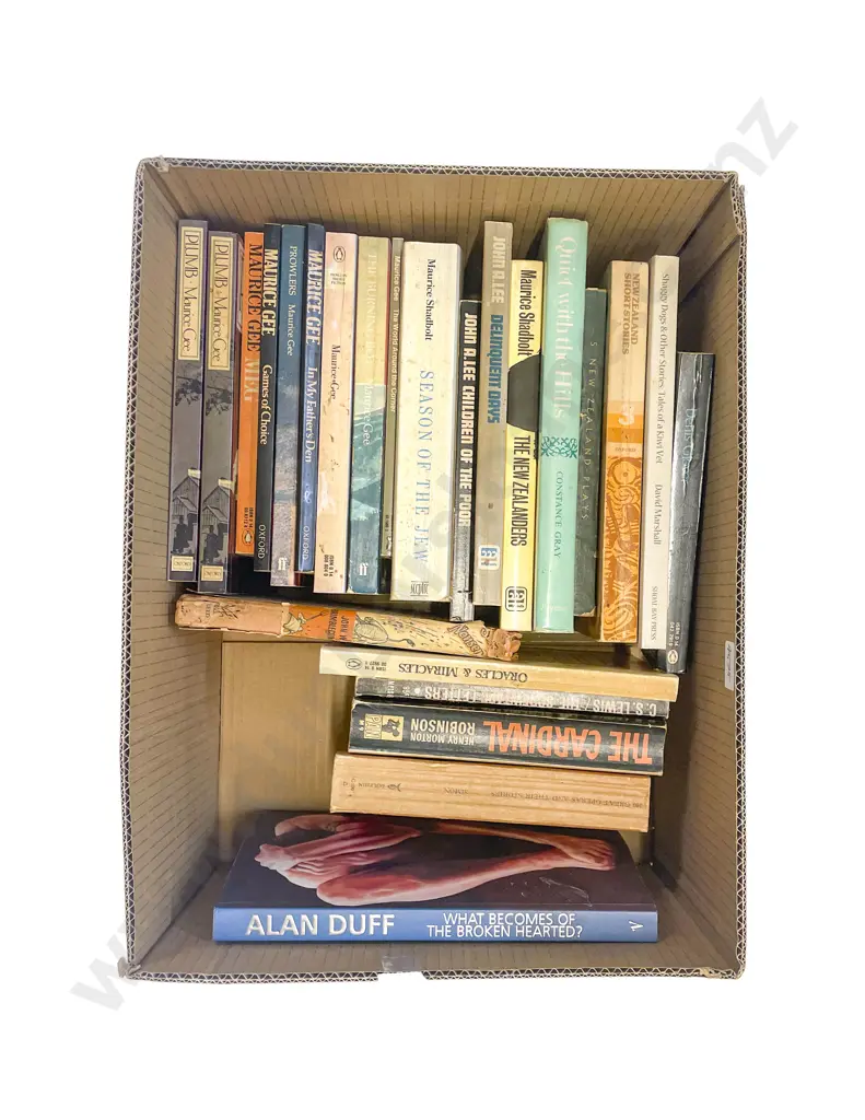 Box of Assorted Books Image 1++