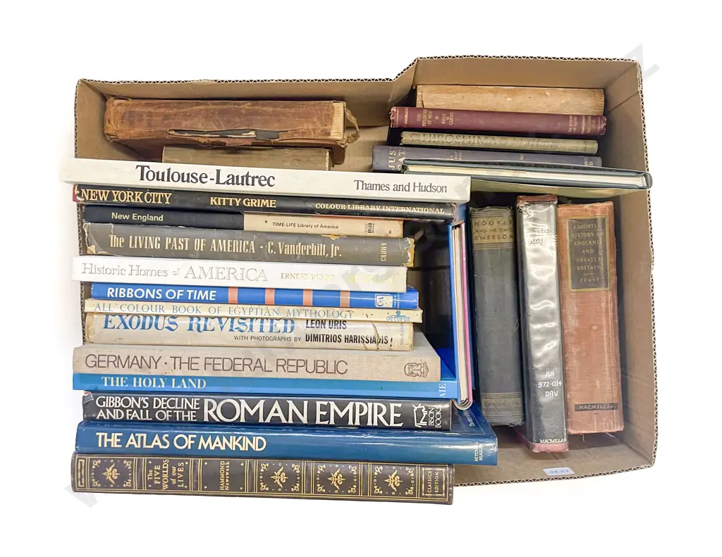 Box of Assorted Books Image 1++