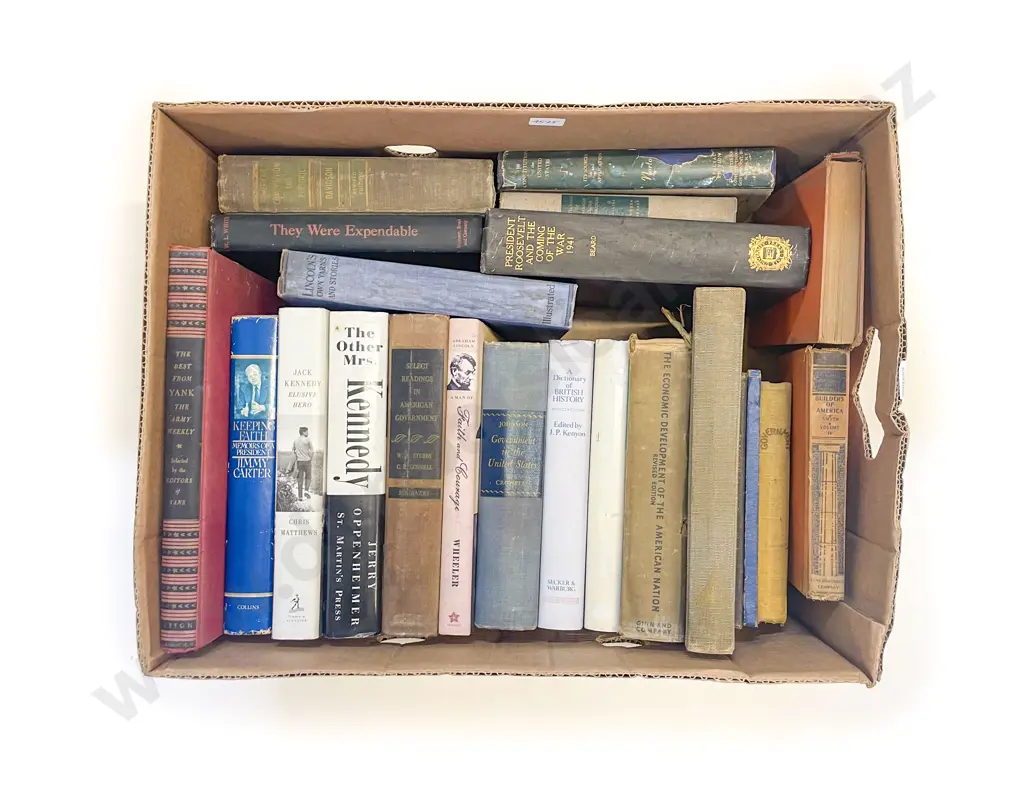 Box of Assorted Books Image 1++