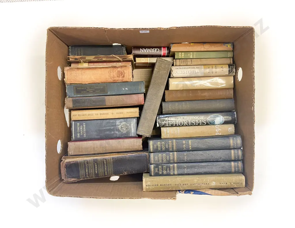 Box of Assorted Books Image 1++