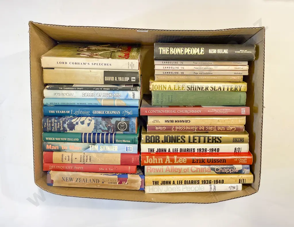 Box of Assorted Books Image 1++