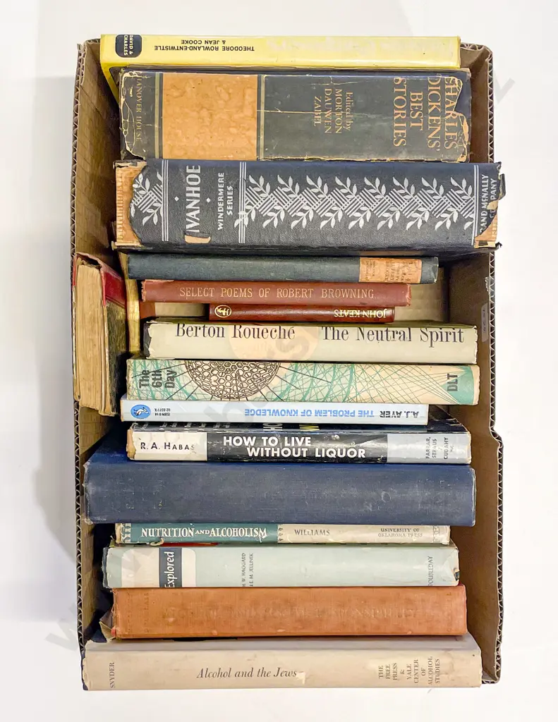 Box of Assorted Books Image 1++