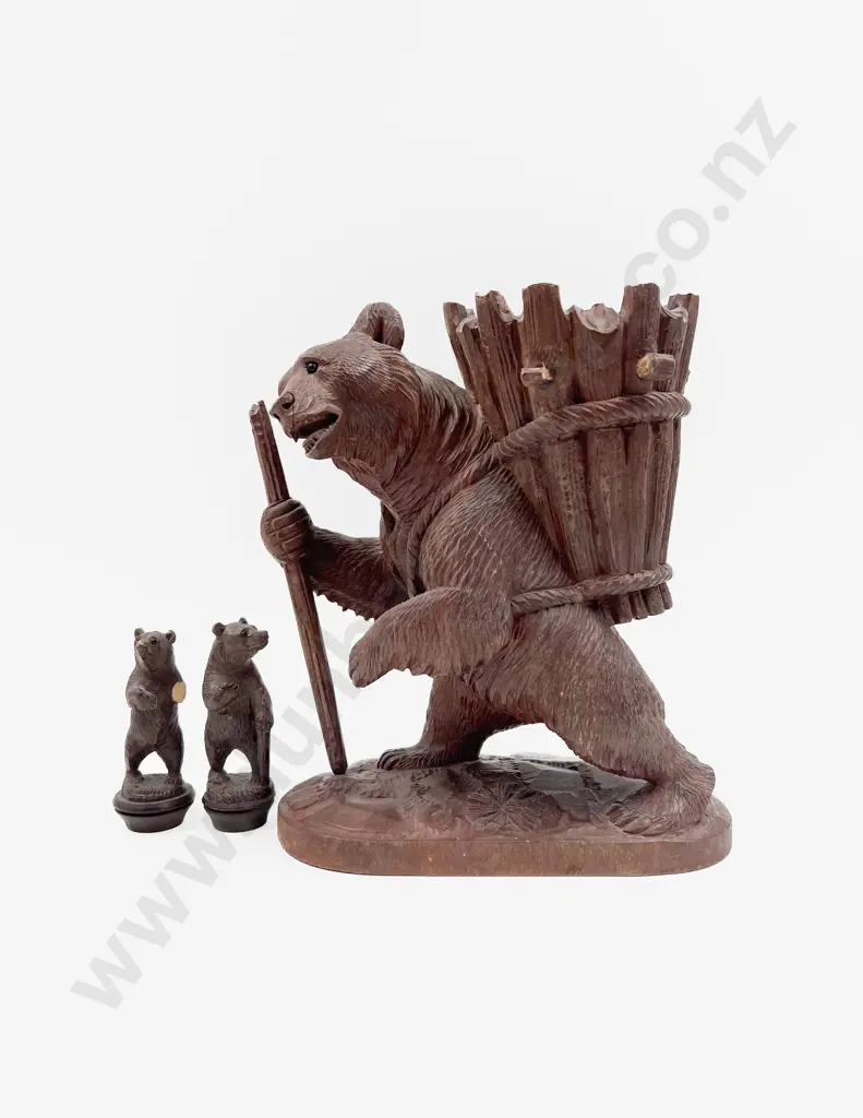 Black Forest Bear and Two Smaller Image 1++