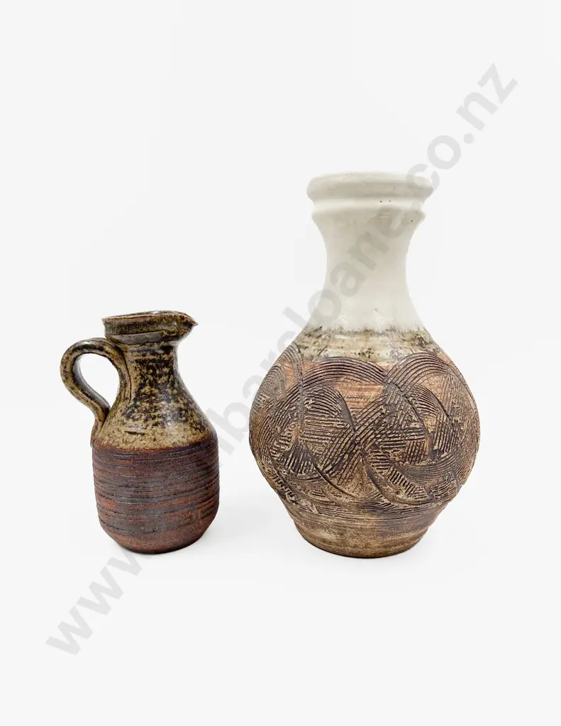 Two Janet & Wilf Wright Pottery Pieces Image 1++