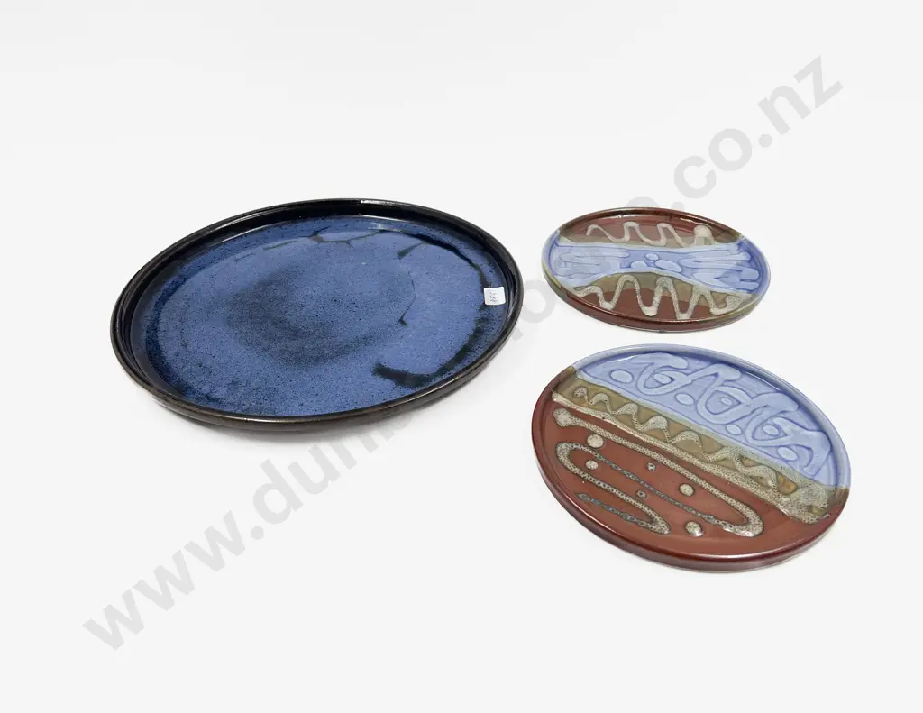 Margaret Slade Shallow Plate and Two Others Image 1++