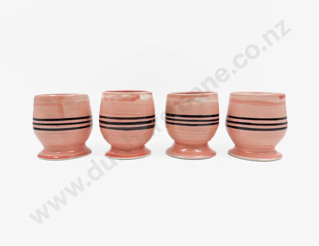 Four Hanmer Springs Pottery Tumblers Image 1++