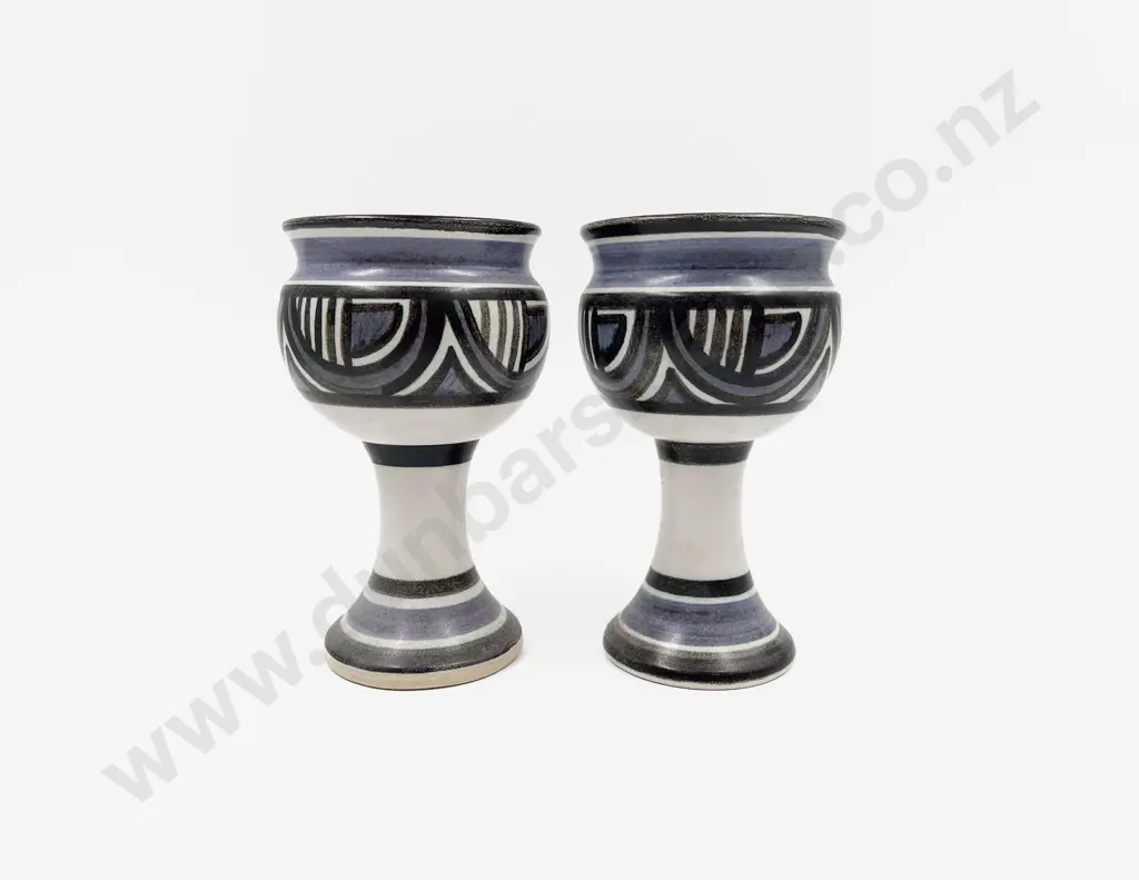A Pair of Anneke Borren Goblets Image 1++