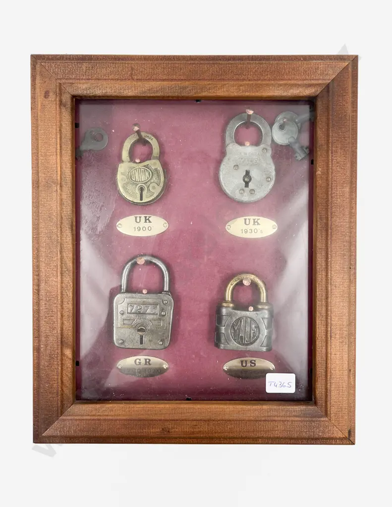 Vintage Padlock Display Image 1++