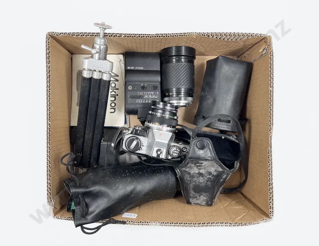 Olympus Camera and Assorted Accessories Image 1++