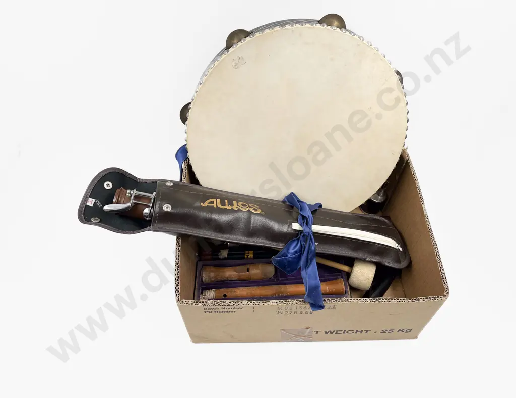 Box Quantity of Assorted Musical Instruments Image 1++