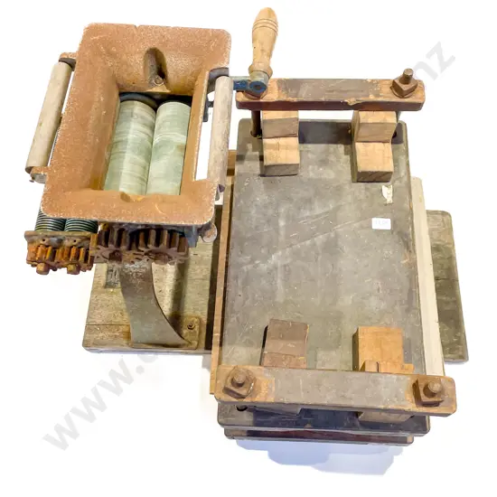 Vintage Paper Press together with Vintage Buckwheat Noodle Machine