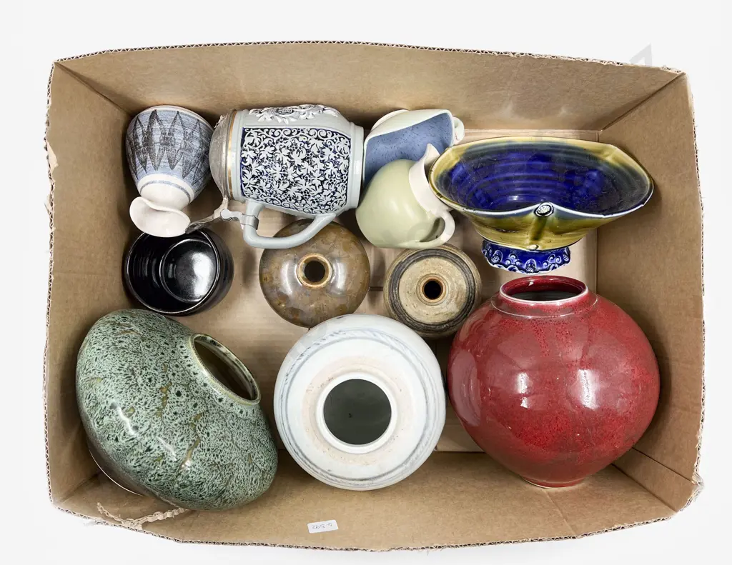 Box of Assorted Pottery etc Image 1++