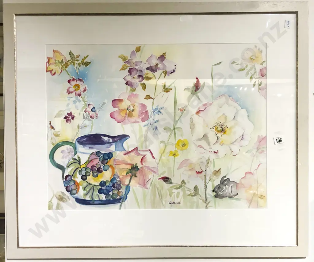 Gottrelli - Floral Still Life - Watercolour Image 1++