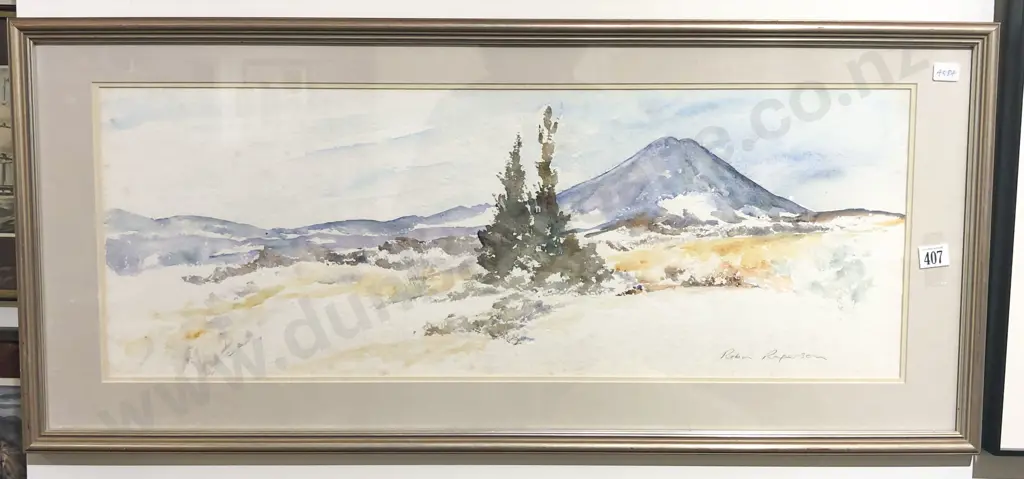 Robin Raperson - Alpine Scene - Watercolour Image 1++
