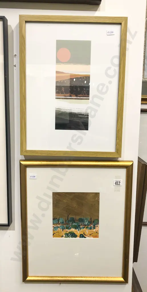 Two Framed Original Artworks Image 1++