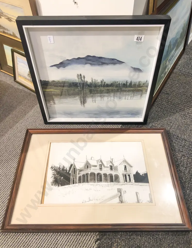 Two Framed Original Artworks Image 1++