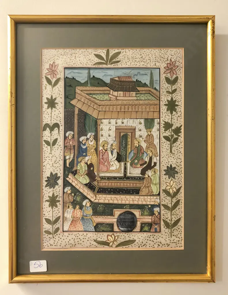 Framed Moghul Artwork Image 1++