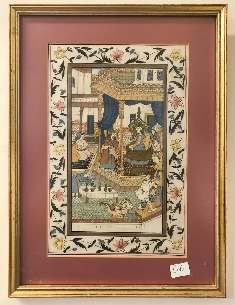 Framed Moghul Artwork Image 1++