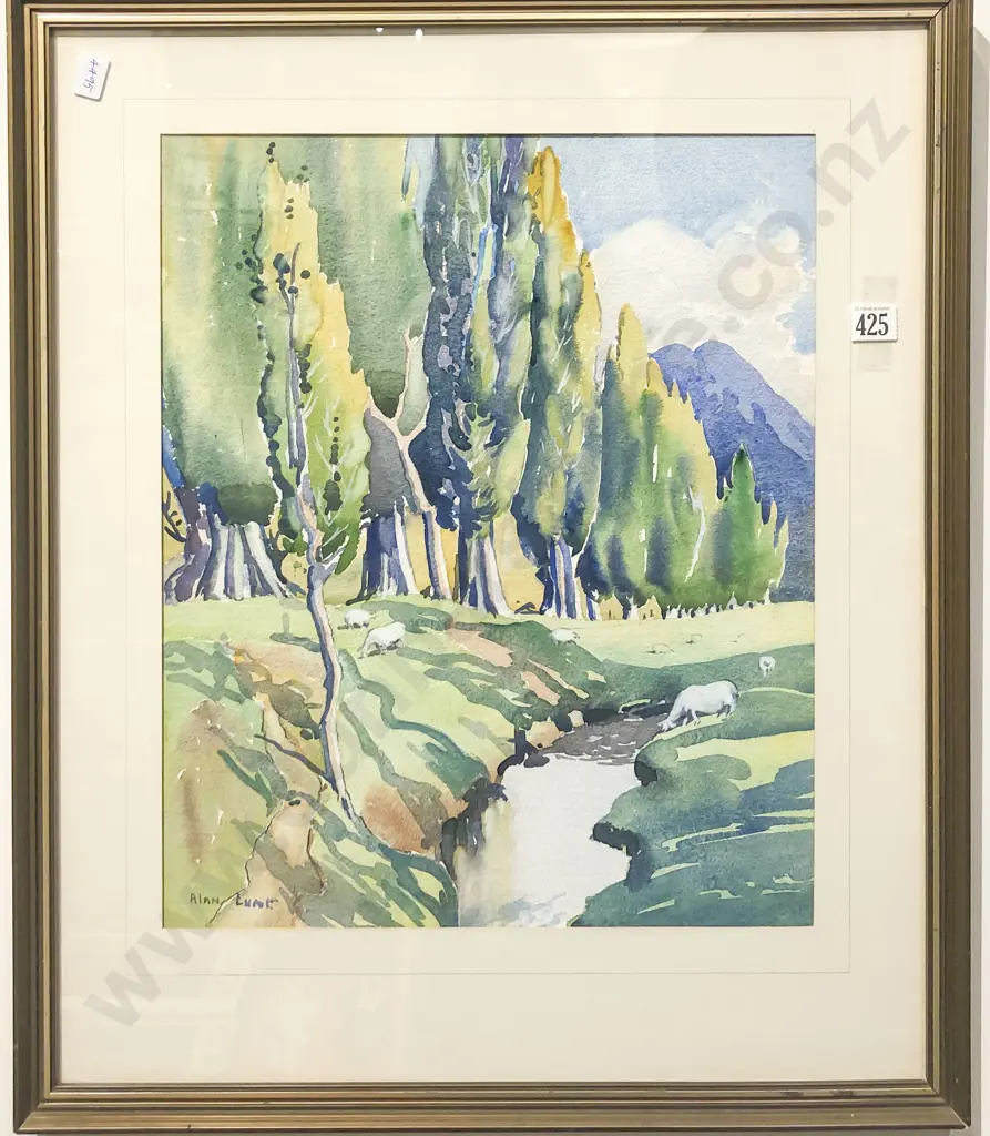 Alan Lumt - Pelorus Valley - Watercolour Image 1++