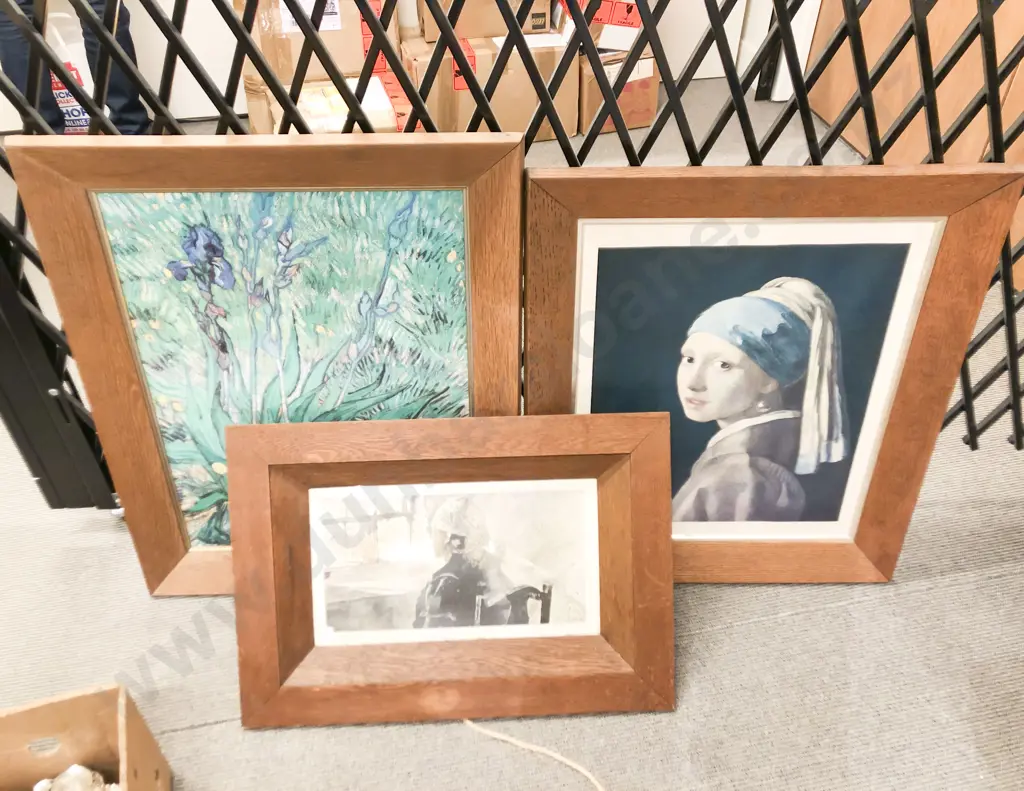 Five Oak Framed Prints Image 1++