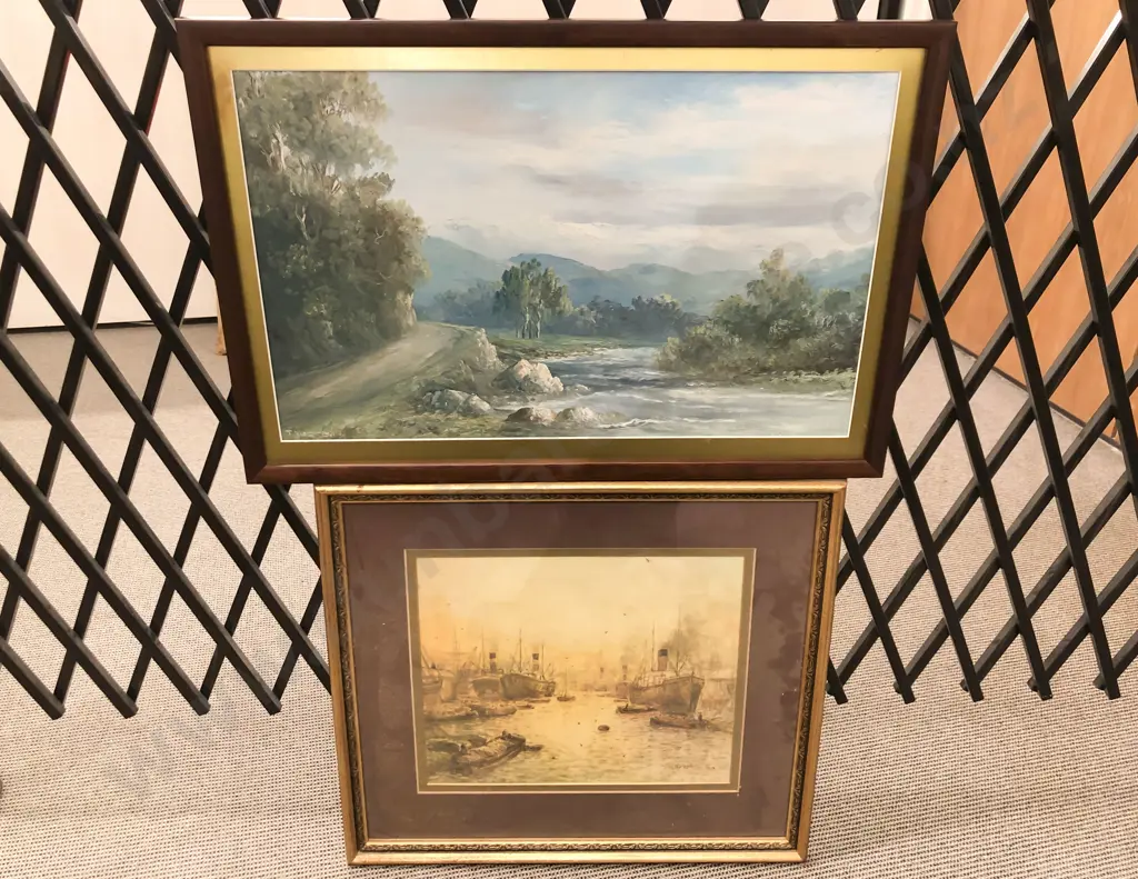 Two Framed Artworks Image 1++