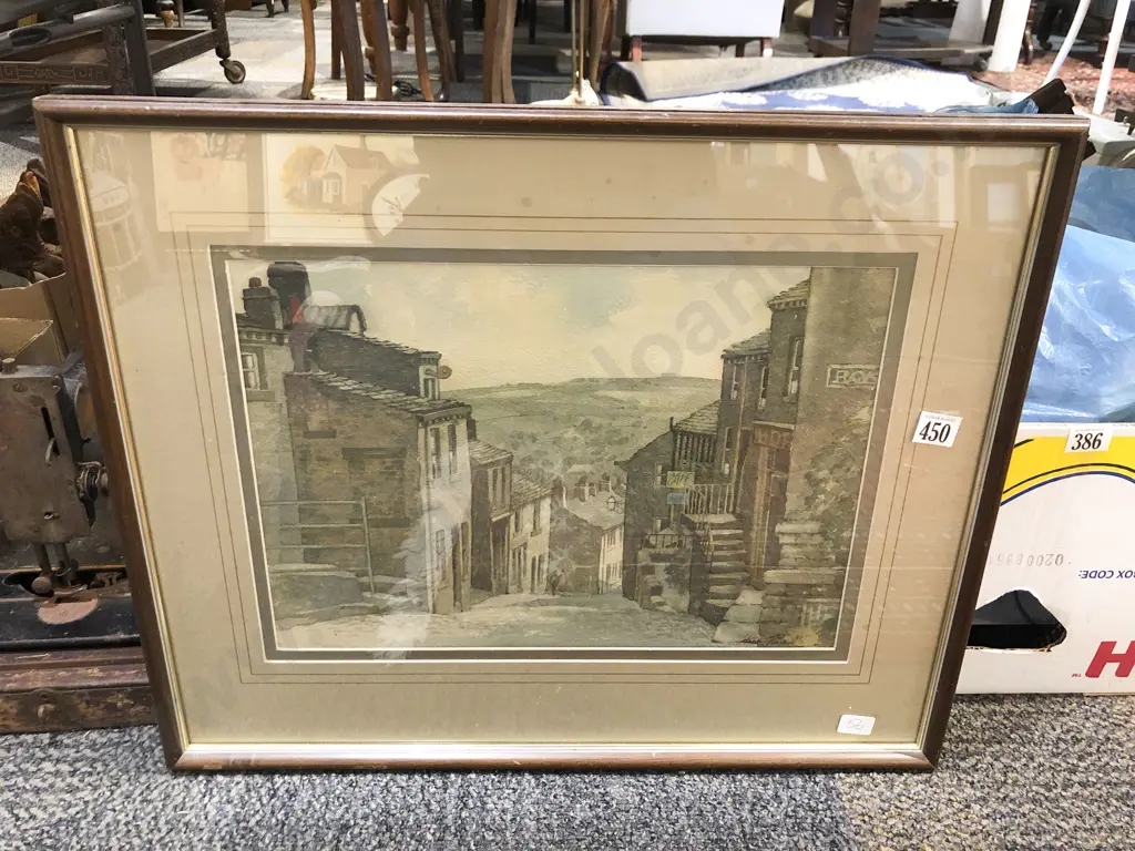 Harry Turner - "Haworth Yorkshire" - Watercolour Image 1++