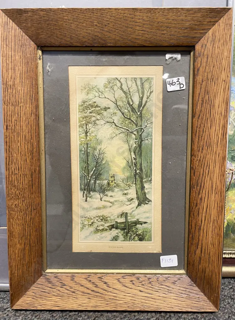 Framed Vintage Bookplate Image 1++
