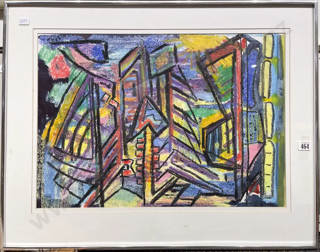 May Iremonger - "Wellington\Construction" - Mixed Media Image 1++