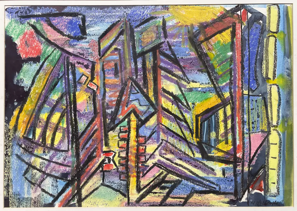 May Iremonger - "Wellington\Construction" - Mixed Media Image 1++