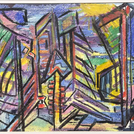 May Iremonger - "Wellington\Construction" - Mixed Media